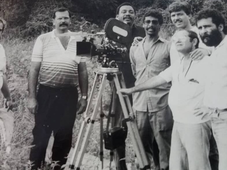 Filmación (Manolo Rodríguez, Triana, Fals, Marcos, Raúl, etc.)