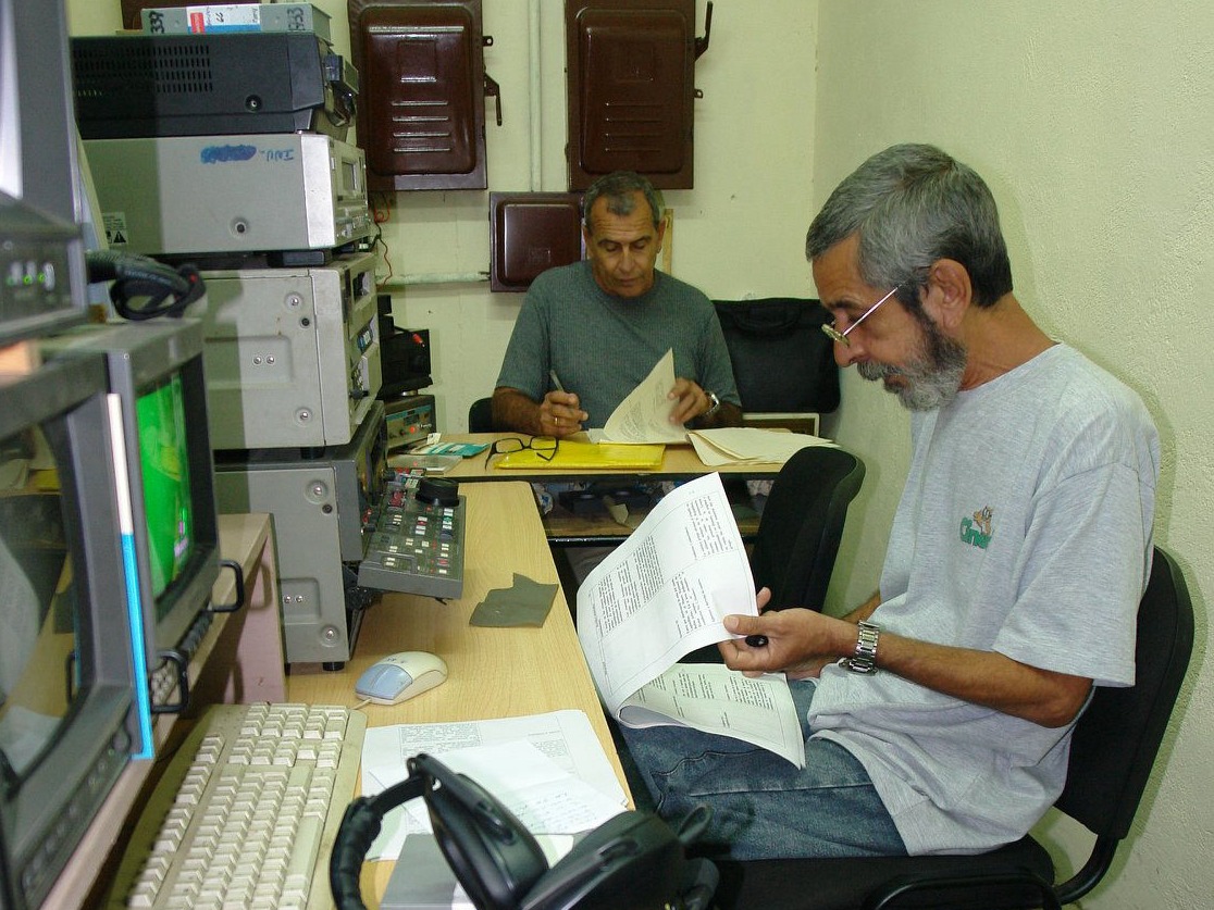 Grabación estudio (Julián Gómez y Raúl Pérez)