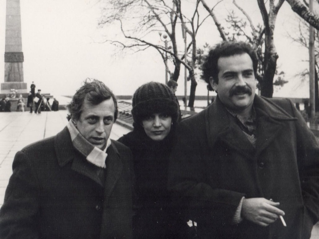 Luis Najmias, Eslinda Núñez  y Enrique Pineda Barnet